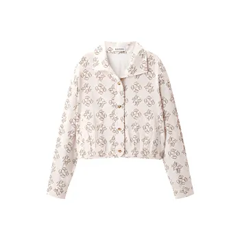 PEACEBIRD Shirts Women's Brown Pattern