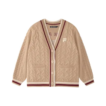 FILA FUSION FOB Series Knitwear Women's Vintage Khaki