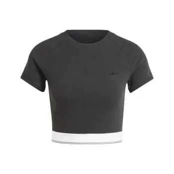 adidas originals Tape Waistband Tee Black