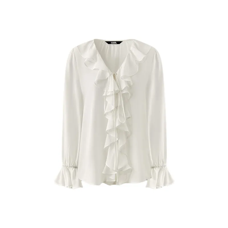 KARL LAGERFELD SS24 Shirt Women's White-0