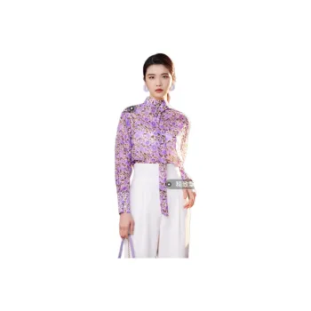 BBLLUUEE Shirt Women's Vanilla Purple