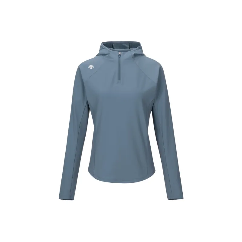 DESCENTE WOMENS TRAINING Collection Knitted Fabric Hoodie Women's-2