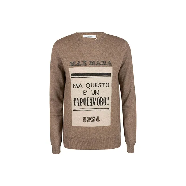 MaxMara Fitted Sweater Women's Brown-0