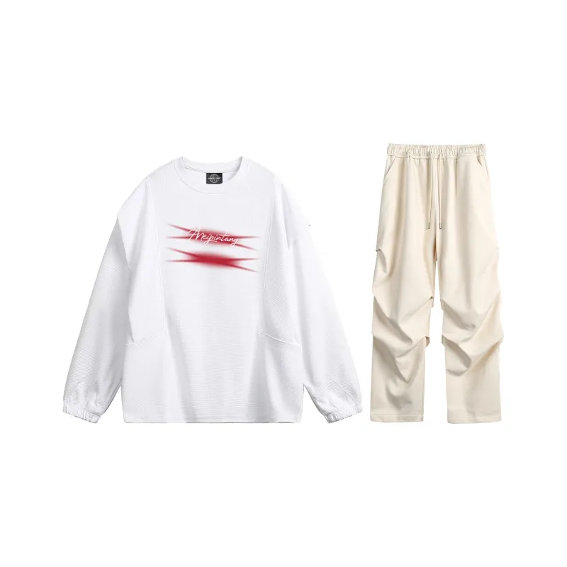 MEIPIN TANG Sweatshirt Set Unisex-4