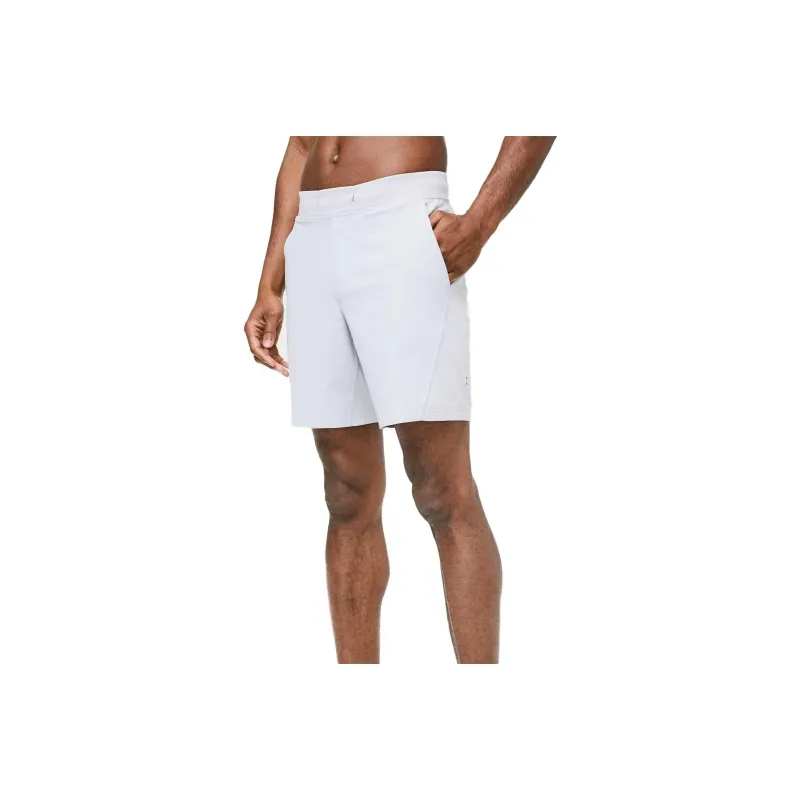 Lululemon Licence To Train Casual Shorts Men's Moonshine Silver/light Gray-0