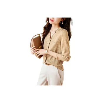 XWI T Shirts Women's Khaki