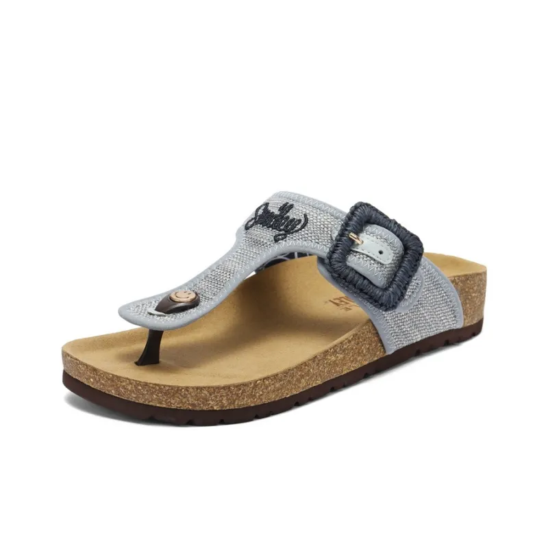 SMILEY x BELLE Abrasion Resistant Flip Flops Women's-1
