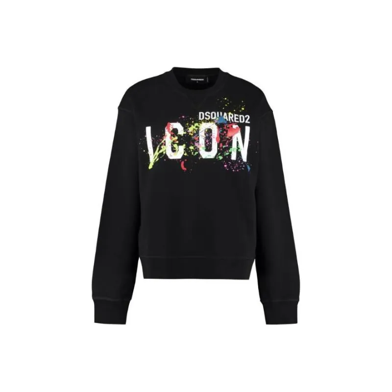 DSQUARED 2 D2 Goth Cool Cotton Sweatshirt-0