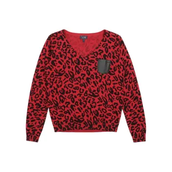 ARMANI JEANS Sweater Women's Red