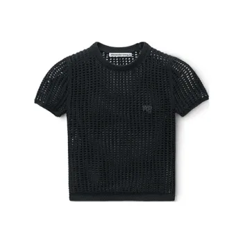 Alexander Wang Open knit Cropped Top