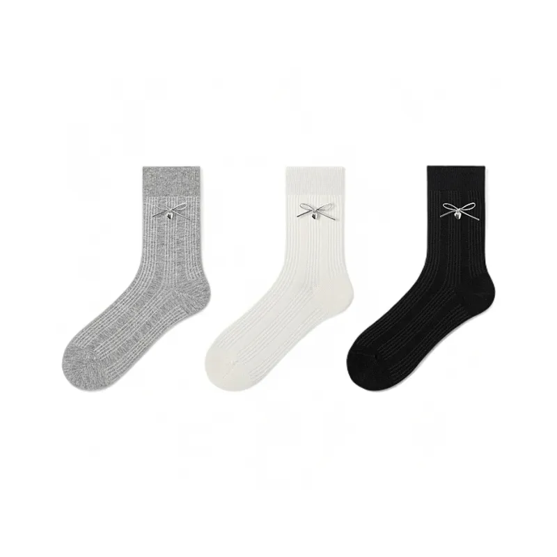 H YXIANG Mid Calf Socks Women's Combo Set-4