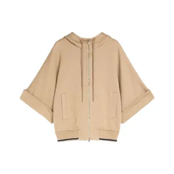 MaxMara Sweatshirt Coat Women's Camel