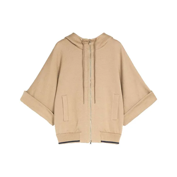 MaxMara Sweatshirt Coat Women's Camel-0