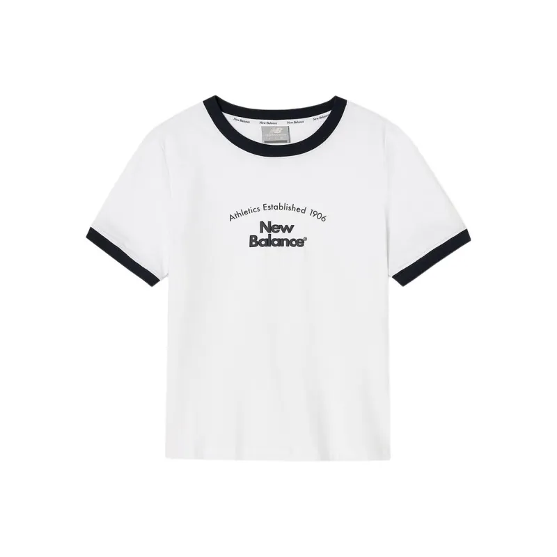 New Balance 1906SLIM FIT T Shirt Women's 10 White-0
