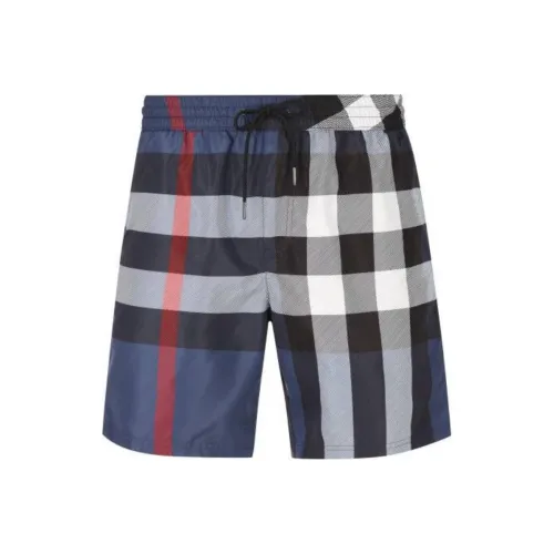 Burberry Checked Drawstring Swim Shorts