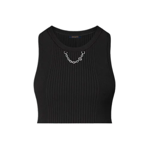 LOUIS VUITTON New Quarterly Products Of LV Camisoles Women's Black