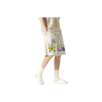 AFTER SCHOOL SPECIAL Casual Shorts Unisex Apricot
