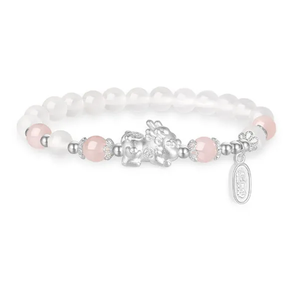 CHINA GOLD Chalcedony Bracelets Unisex-0