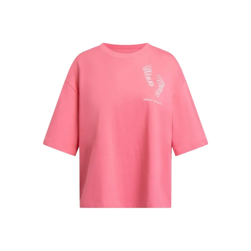 ARMANI EXCHANGE SS24 T Shirt Women's Pink-0