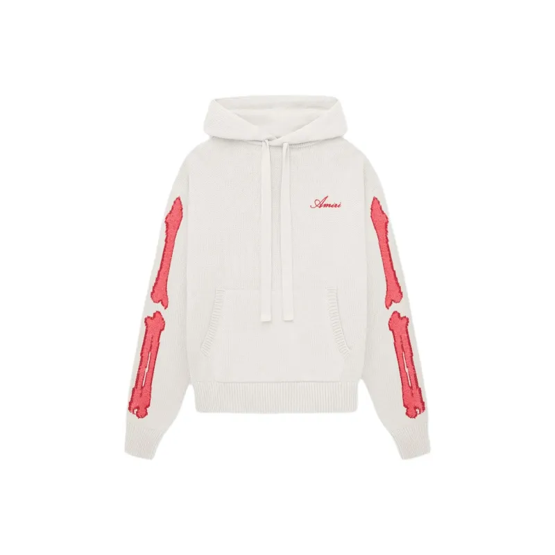 AMIRI Drawstring Knitted Hoodie-0