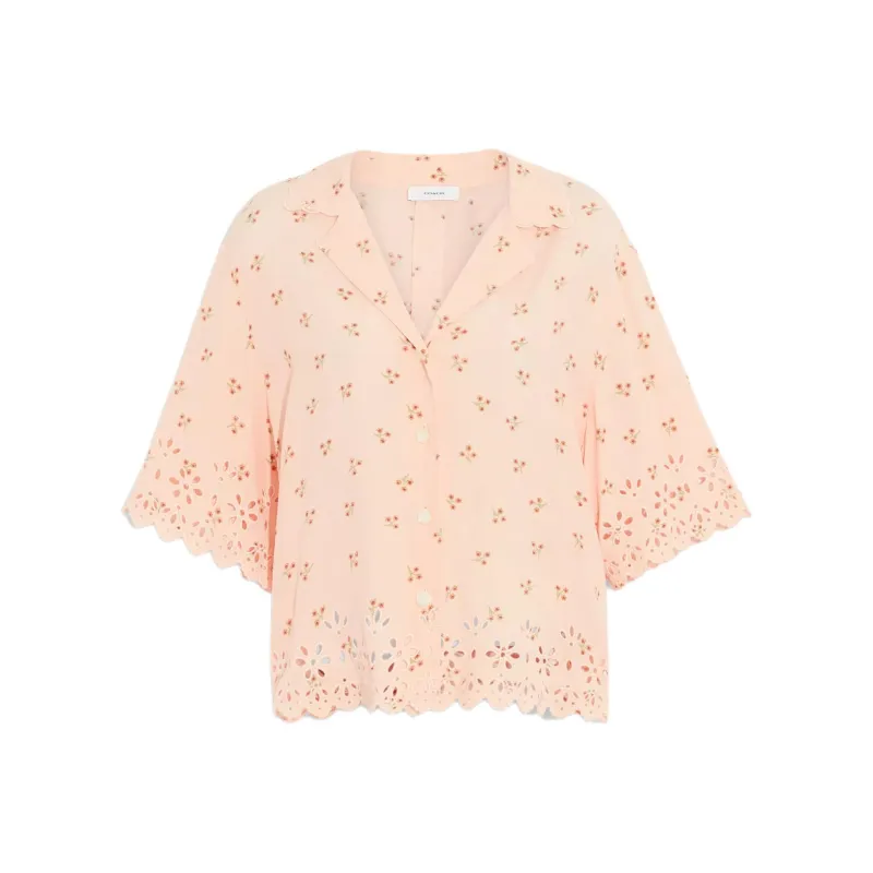 COACH SS22 Shirt Women's Light Pink-0