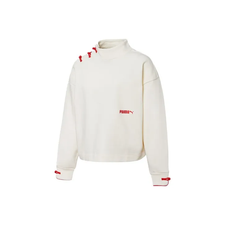 PUMA Sweatshirts Women's White-0