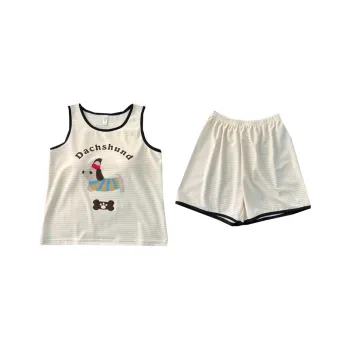 Maultiay Pajama Set Women's Apricot