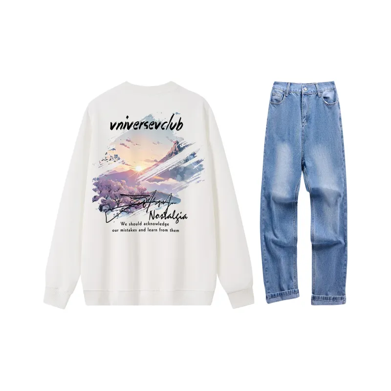 VniVerseVClub Sweatshirt Set Unisex-0