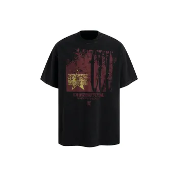 VINMUK Regular T Shirt Unisex Black