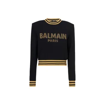 BALMAIN SS22 Sweater Women's Black
