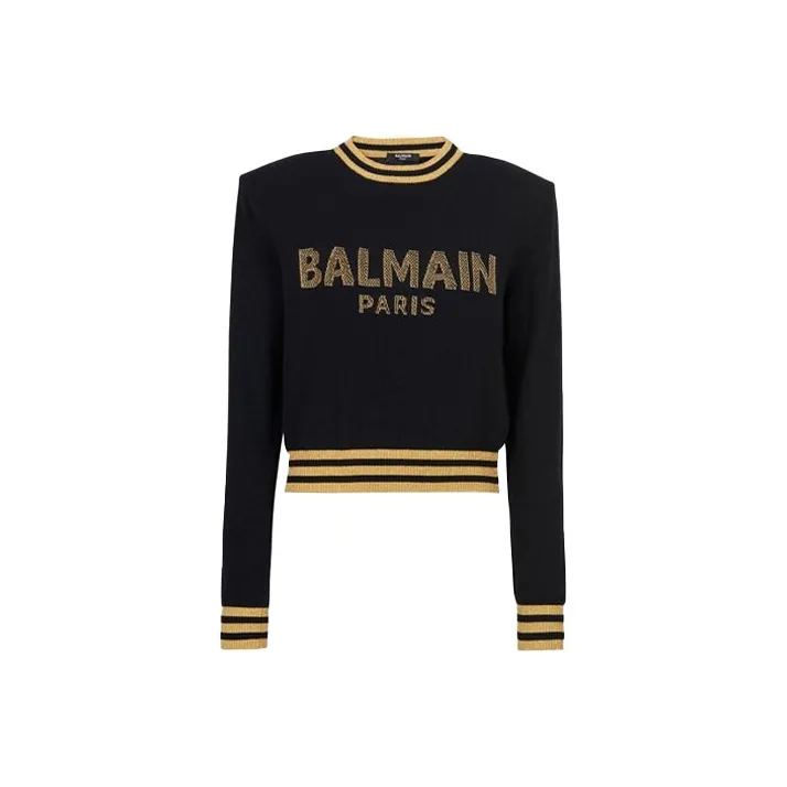 BALMAIN SS22 Sweater Women's Black-0
