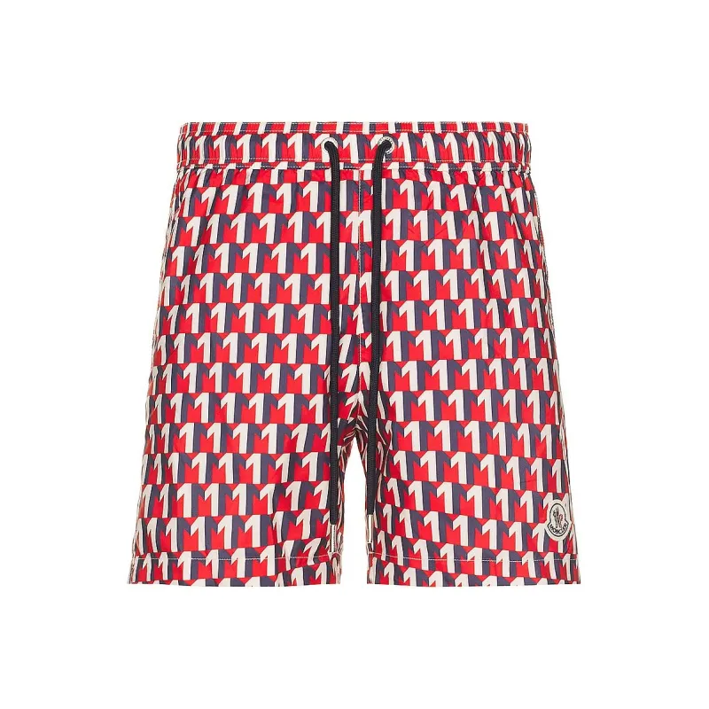 Moncler Geometric print Swim Shorts-0