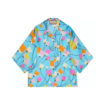 GUCCI Shirts Women's Blue