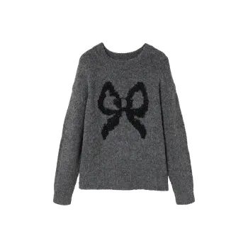 XIANGYING Sweaters Women's Gray