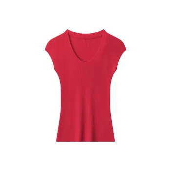 YUZHAOLIN Stretch Slim Fit Short Sleeved Top Unisex