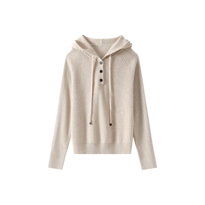 H YXIANG Sweater Women's Black/Camel/Blue-2