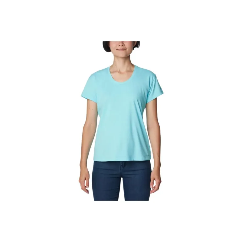 Columbia TrekSun Trek Regular T-Shirt Women's Blue-0