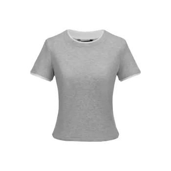 URBAN REVIVO Regular T Shirt Women's Cool Gray