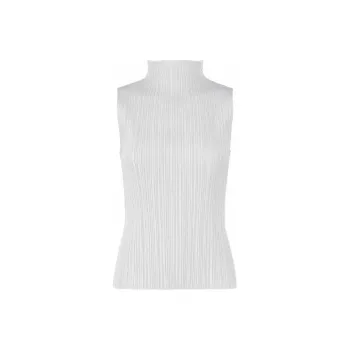 PLEATS PLEASE ISSEY MIYAKE SS22 Camisole Women's Light Gray