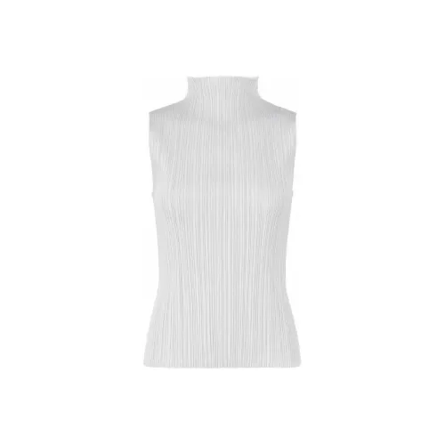PLEATS PLEASE ISSEY MIYAKE SS22 Camisole Women's Light Gray