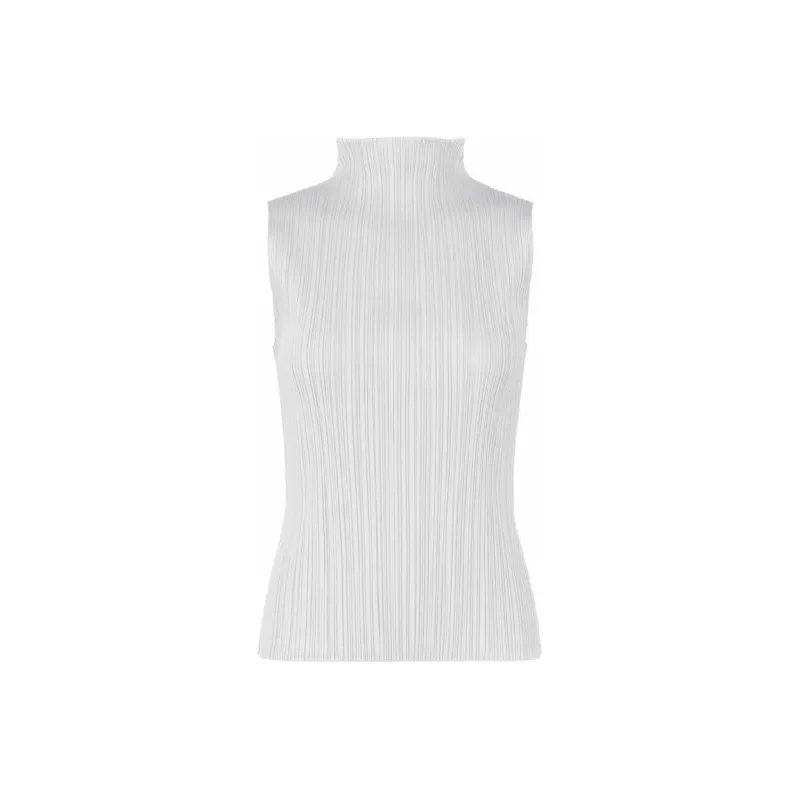 PLEATS PLEASE ISSEY MIYAKE SS22 Camisole Women's Light Gray-0