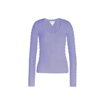 Bottega Veneta SS21 Slim Fit Knitwear Women's Lavender