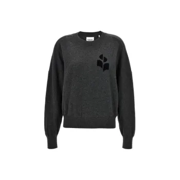 ISABEL MARANT ETOILE Marisans Logo Intarsia Knitted Jumper