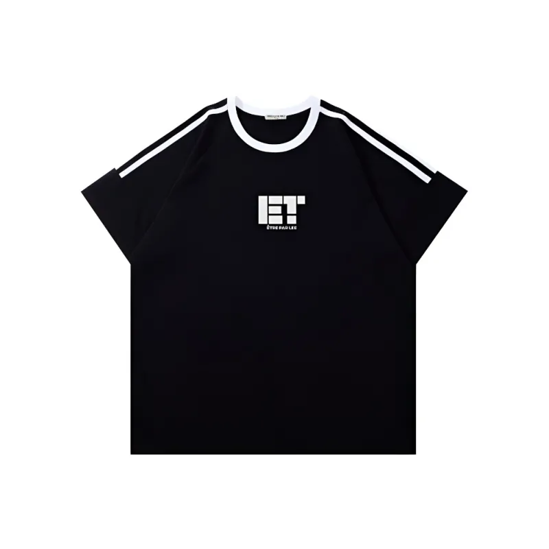 Être Par Lee Short Sleeved T Shirts Unisex Black-0