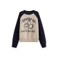 Navy Blue & Beige