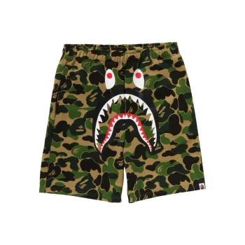 A BATHING APE Abc Camo Shark Sweat Shorts
