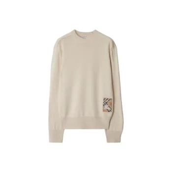 Burberry Checked Wool Jumper