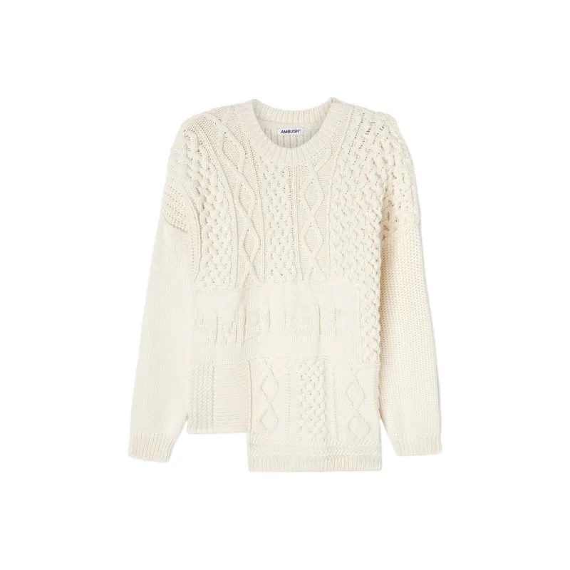 AMBUSH Patchwork Knitted Jumper-0