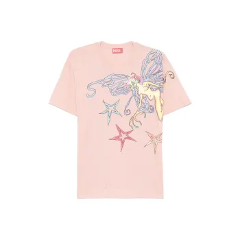 DIESEL T Buxt Q1 Graphic Printed T Shirt