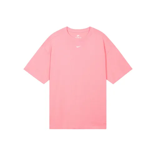 Nike Sportswear Essentials Series Drop Shoulder Sleeve T Shirt Women's Coral Chalk